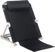 Adjustable Bed Back Rest Pillow Adjustable Bed Backrest Bed Backrest Frame Comfortable Breathable Bed Backrest 5-Gears Adjustment for Dormitory Interior Sandy Beach