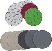 KICHOUSE 125mm Water-sanded Sandpaper 24pcs Set Wet Dry Dual Use for Furniture Polishing