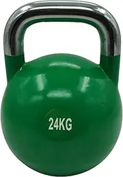 24kg Steel Pro Grade Competition Kettlebell Weight - Home Gym Strenth Training