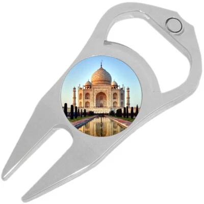 Taj Mahal India Golf Ball Marker Divot Repair Tool Bottle Opener