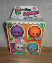 SCHYLLING NEE DOH SQUISHMAS SQUISHKINS CHRISTMAS HOLIDAY SQUISH BALL SET NEW