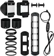 35mm Negative Film Slides Digitizing Adapter LED Light Scanner Strip Mount Holder Set Negatives to Digital Photos Converter Viewer
