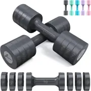 Adjustable Dumbbells Hand Weights Set: 4 in 1 Weight Adjustment 2.5Kg*2 Free We