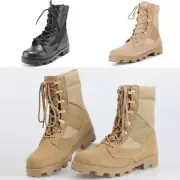Men Army Combat Boots Desert Hiking Shoes Mens Lightweight Outdoor Camping
