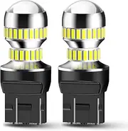 AUXITO 2600 Lumens 7440 7443 LED Bulbs T20 7441 7444 LED Light Bulb for Backup Reverse Light Tail Brake Blinker Lights, 6000K Xenon White