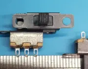 2 x 3 pin SPST Panel Mount slide switch for PCB, circuits, projects DIY