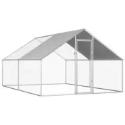 Steel Outdoor Poultry House Chicken Duck Hen Farm Enclosure Large Birds Aviary