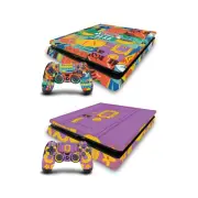 OFFICIAL FRIENDS ICONIC GRAPHICS VINYL SKIN FOR PS4 SLIM CONSOLE & DUALSHOCK 4
