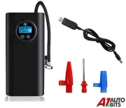 Portable Car Tyre Inflator Digital Cordless Air Compressor Pump USB Rechargeable