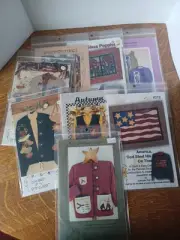 Lot Of 8 Applique Patterns