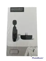 BRAND NEW Smart Wireless Microphone Wireless Lavalier Microphone BLACK