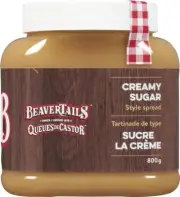 Beaver Tails Creamy Sugar Style Spread 800g Each From Canada FRESH & DELICIOUS