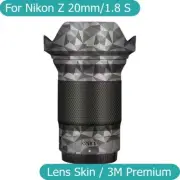 For Nikon Z 20mm F1.8 S Decal Skin Vinyl Wrap Film Camera Lens Sticker Z20 1.8