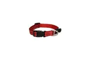 Rogz Red Medium 16mm Wide x 26cm to 40cm Classic Utility Collar for Dogs & Puppies