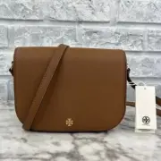 Tory Burch Emerson Crossbody & Shoulder Bag In Moose Brown