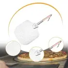 Metal Pizza Peel Sturdy Pizza Spatula Cutting Board for Cheese Burger Bread