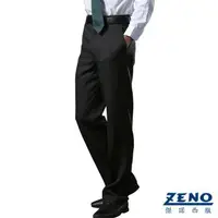 在飛比找森森購物網優惠-ZENO傑諾 經典內刷毛保暖平面西裝褲‧灰色