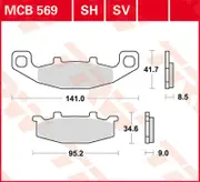 TRW Lucas Sintered lining MCB569SV