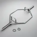 [Xpeed] Xpeed - 4ft Olympic Hex Trap Bar with Folding Handles