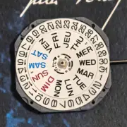 Japanese Seiko Quartz Movement 6N53A 3 Hands Day Date Watch Component