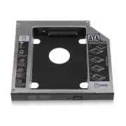 2nd Second Hard Drive Caddy Case For Notebook CD DVD-ROM Bay SATA 12.7mm