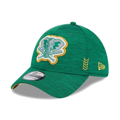 New Era Cap Men's MLB Oakland Athletics Clubhouse 39THIRTY Stretch Fit Hat