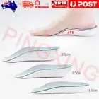 2 Pair Heel Lift Insert Shoe Pad Height Increase Cushion Arch Support Insoles