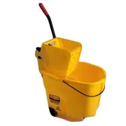 Rubbermaid Wavebrake 35Qt. Yellow Mop Bucket and Wringer FG758088 New
