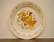 New 1 Corelle SANDSTONE COUNTRY MORNING Rooster 9" LUNCH Salad PLATE *Flat Rim