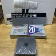 Sony MD-2D 5.25" 5-1/4" Floppy Disk 3M High Density 25 Pack New Sealed 52 Total