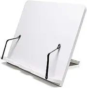 Multi-Functional Reading Rack, Cookbook Stand, Foldable Large Reading Stand, Wood Recipe Cook Book Holder for Kitchen Counter, with 5 Adjustable Angles for Music Book, Textbook, Tablet, Ipad