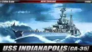 Academy 1/350 USS Indianapolis CA-35 Portland Class Heavy Cruiser Model Kit