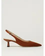 Stuart Weitzman Suede Slingback Pointed Heels Women Leather Pumps