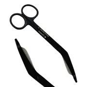 Lister Bandage Scissors 5.5", Black, Fluoride-Coated | German Stainless Steel