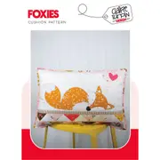 Foxies Two Cushion Pattern By Claire Turpin Design Quilting Sewing DIY