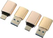 4pcs USB-c to USB Adapter OTG Converter 3.0 to Type-c for Laptop External u Disk Card Reader