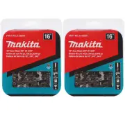 Makita E-00240 16" Saw Chain 3/8" LP .043" Tool Replacement Part (2-Pack)