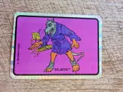 1988 RARE Teenage Mutant Ninja Turtles 3 D Prismatic Sticker Splinter