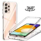 For Samsung S25 S20 FE S21 S24 S23 Ultra A54 A55 360 Soft Front+ Back Case Cover