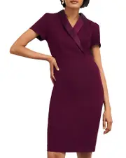 Hobbs London Amira Collared Sheath Dress