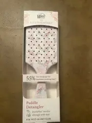 Wet Brush X LoveShackFancy Paddle Detangler Hair Brush - Rosa Beaux Pink - NEW