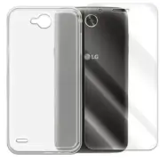 For Boost Mobile LG X charge SP320 Screen Protector Film &Soft TPU Back Case USA