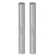 2pcs Go No-Go Plug Gage 6.35mm Gauge Dia Gcr15 Bearing Steel 0.001mm Precision