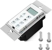 Fenglesha HTI-12-007 Wall Switch Key Pad Control Assembly Compatible with Heat N Glo, Heatilator, QuadraFire Gas Fireplaces, Used for Both NG and LP Units