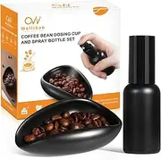 Coffee Bean Dosing Cup Coffee Spray Bottle for Breville Espresso Machine, Ceramic Coffee Dosing Cup RDT Spray Bottle for Ninja Cafe Luxe Espresso Accessories Breville Espresso Machine Accessories