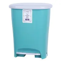 在飛比找Yahoo!奇摩拍賣優惠-和菓子18L踏式垃圾桶-大-藍色