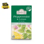 - Peppermint & Lemon Tea, 20 Ct (Pack of 1) - Decaffeinated & Sugar-Free ⭐️⭐️⭐️⭐
