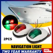 LED Signal Nav Navigation Lights Strip Port Starboard Marine Red Boat & Green