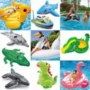 Inflatable Ride On Swimming Pool Beach Toy Float Rider Lilo