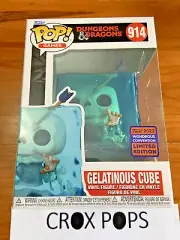 BLUE GELATINOUS CUBE Dungeons Dragons WC 914 Funko Pop Vinyl New in Mint Box